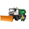 „LEGO® City“ sniego valytuvas, žaislinis sunkvežimis, transporto priemonė su minifigūrėle, 60490