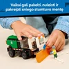 „LEGO® City“ sniego valytuvas, žaislinis sunkvežimis, transporto priemonė su minifigūrėle, 60490