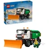 „LEGO® City“ sniego valytuvas, žaislinis sunkvežimis, transporto priemonė su minifigūrėle, 60490