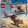 LEGO® City Ugniagesių sraigtasparnis Konstravimo rinkinys 60411
