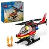 LEGO® City Žaislinis ugniagesių sraigtasparnis su piloto minifigūrėle 60411