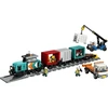 LEGO® City Uosto krovininis traukinys su kranu ir sunkvežimiu 60509