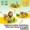 LEGO® Creator 3 in 1 Laukiniai gyvūnai: didingasis liūtas, žaislas 31386