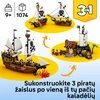 LEGO® Creator „3 in 1“ Legendinis piratų laivas 31387