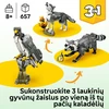 LEGO® Creator „3 in 1“ Miško gyvūnai: pilkasis vilkas 31393