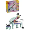 LEGO® Creator 3 in 1 Muzikos tematikos dekoras: pianinas su kate 31392