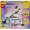 LEGO® Creator 3 in 1 Muzikos tematikos dekoras: pianinas su kate 31392