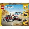 LEGO® Creator 3-in-1 Bortinis sunkvežimis su sraigtasparniu (31146)