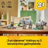 LEGO® Creator Laukiniai gyvūnai: didingasis raganosis su paukščiais 31171