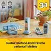 LEGO® Creator Retro telefonas; 1960-ųjų žaislas, perkuriamas į 1980-ųjų arba 2000-ųjų telefoną 31174