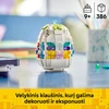 LEGO® dekoratyvinis velykinis kiaušinis Konstravimo rinkinys Pavasariška dovana 40816