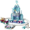 LEGO® ǀ „Disney Frozen“ Elzos ledo pilis ir smagus pasivažinėjimas rogėmis 43281