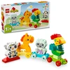 LEGO® DUPLO® Mano pirmasis gyvūnų traukinukas Gamtos žaislas 10412