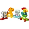 LEGO® DUPLO® Mano pirmasis gyvūnų traukinukas Gamtos žaislas 10412