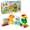 LEGO® DUPLO® Mano pirmasis gyvūnų traukinukas Gamtos žaislas 10412