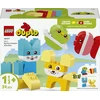 LEGO® DUPLO® mano pirmieji „3 in 1“ kūrybiški gyvūnėliai 10477