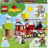 LEGO® DUPLO® Pagalba Ugniagesių automobilis konstravimo žaislas (21 dalies) 10969