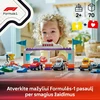 LEGO® DUPLO® Town F1® komandos lenktyniniai automobiliai ir vairuotojai Konstravimo žaislas visai šeimai 10445