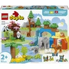 LEGO® DUPLO Laukinių gyvūnų šeimos „trys viename“ (10446)