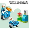 LEGO® DUPLO® Town Mėlynas policijos motociklas 10471