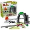 LEGO® DUPLO® Town Traukinuko tunelio ir bėgių papildomas rinkinys 10425