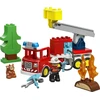 LEGO® DUPLO® Town Ugniagesių sunkvežimis su žarna ir ugniagesiu 10473