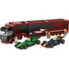 LEGO® City F1® sunkvežimis su RB20 ir AMR24 F1® automobiliais (60445)