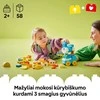 LEGO® DUPLO Gyvūnai ant ratukų „trys viename“ (10448)