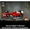 LEGO® Icons „Ferrari F2004“ ir Michael Schumacher, 11375