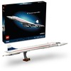 LEGO® Icons Viršgarsinis lėktuvas „Concorde“ 10318 Konstravimo rinkinys (2 083 dalys) 10318