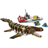 LEGO® Jurassic World Konstruojamas mozazauras ir misiją vykdantis laivas 76974