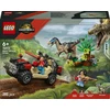 LEGO® Jurassic World Velociraptorius ir pabėgimas visureigiu (76972)