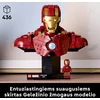 LEGO® ǀ Marvel Geležinio žmogaus MK4 biustas, modelis 76327