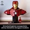 LEGO® ǀ Marvel Geležinio žmogaus MK4 biustas, modelis 76327