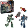 LEGO Marvel Geležinis žmogus ir Karo mašina prieš „Hammer“ dronus 76320
