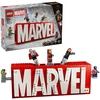 LEGO® Marvel MARVEL logotipas ir minifigūrėlės (76313)