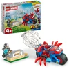 LEGO® ǀ Marvel Spidey And His Amazing Friends Voriukas ant motociklo prieš Raganosį 11206