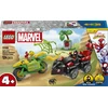 LEGO® Marvel Suktukas ir Elektro dinozauro formos transporto priemonės gaudynės (11198)