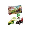 LEGO® Marvel Suktukas ir Elektro dinozauro formos transporto priemonės gaudynės (11198)