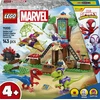 LEGO® Marvel Spidey And His Amazing Friends Voriuko ir Gobio velociraptoriaus kova namelio medyje būstinėje 11200