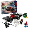 LEGO® Marvel Žmogus voras prieš Venomo galingą automobilį, konstruojamas žaislas 76309