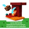 LEGO® Minecraft Lavos mūšis Nether dimensijoje (21266)