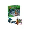 LEGO® Minecraft® Susirėmimas su prižiūrėtoju Kolekcinis suvenyras ir kūrybiškas mūšio žaislas 21274
