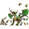 LEGO® NINJAGO® Gyvybės drakonas, žaislinis drakonas, konstravimo rinkinys, 8 minifigūrėlės, 71859