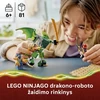 LEGO® NINJAGO® Lloyd drakono-roboto kovos rinkinys, veiksmo figūrėlė ir 3 minifigūrėlės, 71862