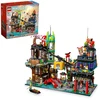LEGO® NINJAGO® miesto turgavietės 71799 Konstravimo rinkinys (6 163 detalės) 71799