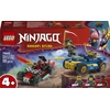 LEGO® NINJAGO® Rogue ir Drikso lenktyninių automobilių kova 71840