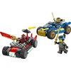 LEGO® NINJAGO® Rogue ir Drikso lenktyninių automobilių kova 71840