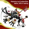 LEGO® NINJAGO® Zilvar ir drakonas-pabaisa Grimtak 71863