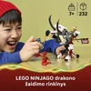 LEGO® NINJAGO® Zilvar ir drakonas-pabaisa Grimtak 71863